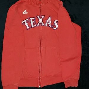 Boys Adidas Texas Rangers Sweater
